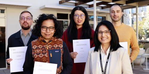 Teaching award recipients